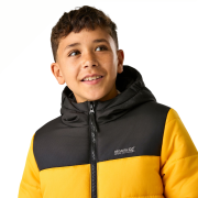 Giacca invernale per bambini Regatta Lofthouse Black/Mustard