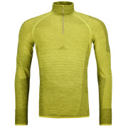 Felpa funzionale da uomo Ortovox 230 Competition Zip Neck giallo dirty daisy