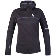 Felpa da donna Hannah Meda Hoody grigio/viola anthracite mel