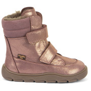 Stivali invernali per bambini Froddo Barefoot Zeru Tex Winter Pink/Gold