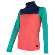 Felpa da donna Sensor Coolmax Thermo rosa/blu Coral/SvZelené/Tm