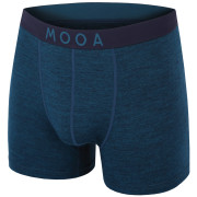 Boxer da uomo MOOA MerinoSilk 4in blu legion blue melange