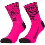 Calze Dynafit Run Wild Mid Sk rosa pink glo/0910