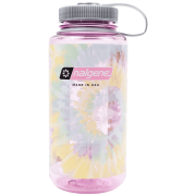 Borraccia Nalgene Wide Mouth Tie-Dye Print 1000 ml rosa Cosmo/Platinum Tie Die