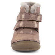 Stivali invernali per bambini Froddo Paix Up Winter Pink/Gold