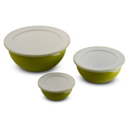 Set di ciotole Omada Sanaliving Bowls Set 3,5L + 1,7L + 0,5L verde