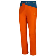 Pantaloni da uomo La Sportiva Machina Pant M arancione Hawaiian Sun/Storm Blue