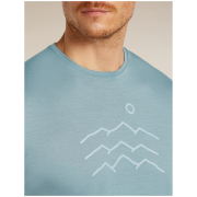 Maglietta funzionale da uomo Icebreaker Merino Blend 125 Cool-Lite™ Sphere SS Tee Across the Peaks