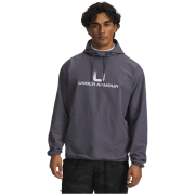 Giacca da uomo Under Armour Unstoppable Wvn Hoodie grigio Gray