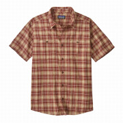 Camicia da uomo Patagonia M's Back Step Shirt rosso Beyond Horizons: Mangrove Red