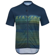 Maglia da ciclismo da uomo Silvini Turano blu/verde navy-lime