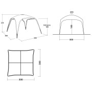 Tendalino Outwell Wakefield Shelter M