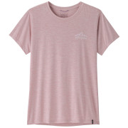 Maglietta da donna Patagonia Women's Capilene Cool Daily Shirt - Cloud Crag rosa Quiet Violet