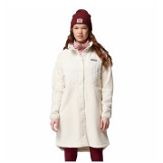 Giacca invernale da donna Columbia Cloud Point Long Fleece beige Chalk