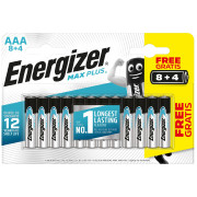 Batterie Energizer Max Plus AAA/12 8+4
