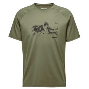 Maglietta da uomo Mammut Mountain T-Shirt Men 8035m verde scuro marsh