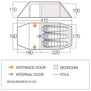 Tenda da trekking Vango Scafell 300 Plus