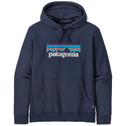 Felpa Patagonia P-6 Logo Uprisal Hoody blu scuro New Navy