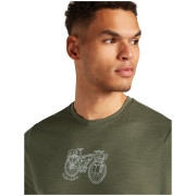 Maglietta funzionale da uomo Icebreaker M Mer 150 Tech Lite SS Tee Adventure Rid