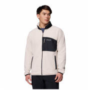 Felpa da uomo Columbia Fast Trek™ Overlay Full Zip beige Dark Stone, Black