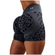 Pantaloncini da donna Nebbia Push-Up Compression Leopard Shorts Primal nero BLACK LEOPARD