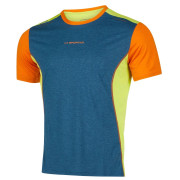 Maglietta da uomo La Sportiva Tracer T-Shirt M blu/arancio Storm Blue/Lime Punch