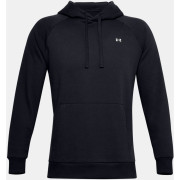 Felpa da uomo Under Armour Rival Fleece Hoodie (2022) nero Black//OnyxWhite