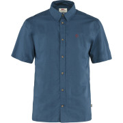 Camicia da uomo Fjällräven Övik Lite Shirt SS M blu Uncle Blue