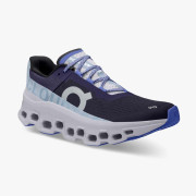 Scarpe da corsa da donna On Running Cloudmonster bianco/blu Acai/Lavender