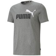 Maglietta da uomo Puma ESS+ 2 Col Logo Tee grigio gray