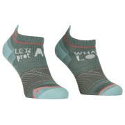 Calzini da donna Ortovox Alpine Light Low Socks W grigio/verde arctic grey