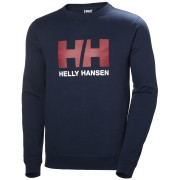 Felpa da uomo Helly Hansen Hh Logo Crew Sweat blu scuro 597 Navy