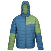 Giacca da uomo Regatta Hooded Hill Pack II blu/verde Moroccan Blue/Piquant Green