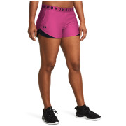 Pantaloncini da donna Under Armour Play Up Shorts 3.0 rosa/nero AstroPink/Black/Black