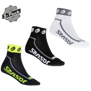 Set di calzini Sensor 3-Pack Race Lite Small Hands nero/bianco black, white, yellow