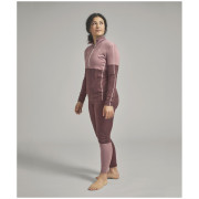 Felpa tecnica da donna Ortovox 185 Rock'N'Wool Zip Neck