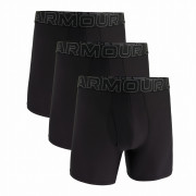 Boxer da uomo Under Armour UA Performance Tech Mesh - Solid 6in 3PK nero Black