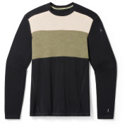 Maglietta funzionale da uomo Smartwool M Classic Thermal Mrn Bl Colorbl Crew B nero Black-Winter Moss