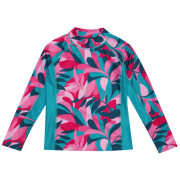 Maglietta da bambino Regatta Hoku II rosa Tahoe Blue/Tropical Leaf Print