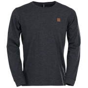 Maglietta funzionale da uomo Fundango Justin Longsleeve T-shirt nero black heather