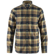 Camicia da uomo Fjällräven Singi Heavy Flannel Shirt M marrone/blu Dark Sand