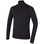 Maglione a collo alto da uomo MOOA MerinoSilk Collar 160 nero black melange