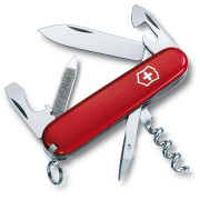 Coltello da tasca Victorinox Sportsman con anello per chiavi rosso