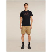 Maglietta funzionale da uomo Icebreaker Merino Blend 125 Cool-Lite™ Sphere SS Tee Across the Peaks