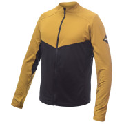 Felpa da uomo Sensor Coolmax Thermo Celozip nero/giallo Černá/Mustard