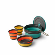 Set di stoviglie Sea to Summit Frontier UL Collapsible Pot Cook Set blu