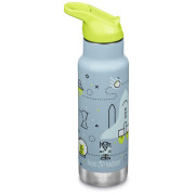 Thermos per bambini Klean Kanteen Insulated Kid Classic Narrow 12oz (w/Flip Seal Sport Cap) turchese launch plan