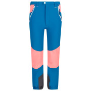 Pantaloni da bambino Regatta Tech Mountain Trs blu/rosa Petrol/Frcrl