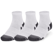 Set di calzini Under Armour Performance Cotton 3p Qtr bianco White / White / Pitch Gray