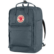 Zaino da città Fjällräven Kånken Laptop 17" grigio scuro Graphite